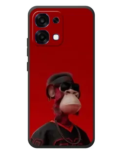 Чохол для OPPO A6 Pro з картинкою «Bored Ape в червоному» Чохол для OPPO A6 Pro з картинкою «Bored Ape в червоному»