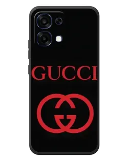 Чохол для OPPO A6 Pro з картинкою «Gucci — червоний логотип»