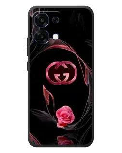 Чохол для OPPO A6 Pro з картинкою «Gucci — неонова троянда»