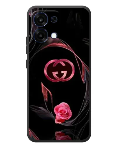 Чохол для OPPO A6 Pro з картинкою «Gucci — неонова троянда»
