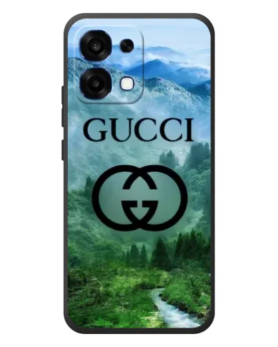 Чохол для OPPO A6 Pro з картинкою «Gucci — гірський пейзаж»