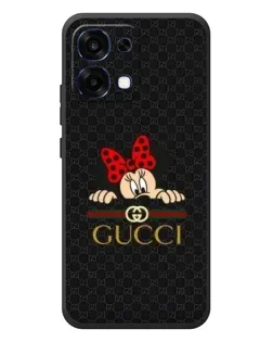 Чохол для OPPO A6 Pro з картинкою «Мінні Маус Gucci — чорний»