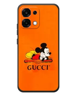Чохол для OPPO A6 Pro з картинкою «Міккі Маус Gucci — помаранч»