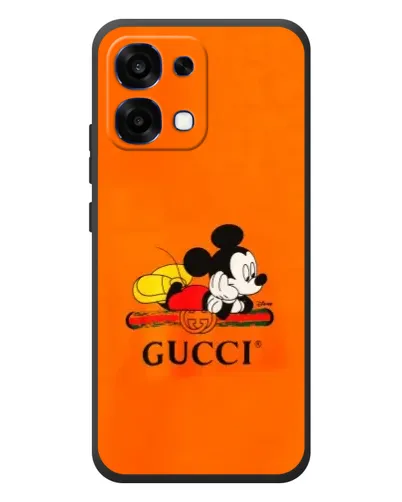 Чохол для OPPO A6 Pro з картинкою «Міккі Маус Gucci — помаранч» Чохол для OPPO A6 Pro з картинкою «Міккі Маус Gucci — помаранч»