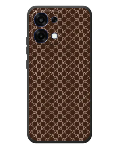 Чохол для OPPO A6 Pro з картинкою «Gucci — шоколадна сітка» Чохол для OPPO A6 Pro з картинкою «Gucci — шоколадна сітка»