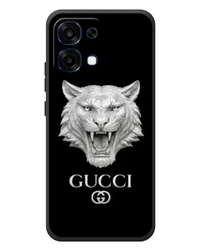 Чохол для OPPO A6 Pro з картинкою «Gucci — срібний лев» Чохол для OPPO A6 Pro з картинкою «Gucci — срібний лев»