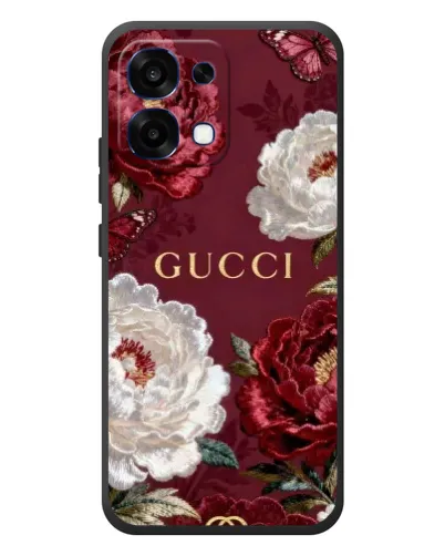 Чохол для OPPO A6 Pro з картинкою «Gucci — бордові троянди» Чохол для OPPO A6 Pro з картинкою «Gucci — бордові троянди»
