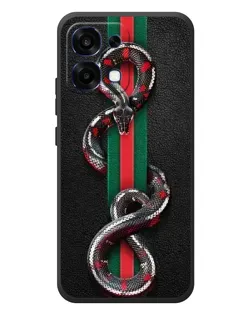 Чохол для OPPO A6 Pro з картинкою «Gucci — змія на смузі»