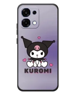 Чохол для OPPO A6 Pro з картинкою «Kuromi — фіолетовий арт»