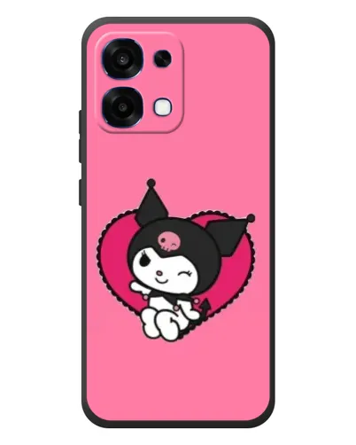 Чохол для OPPO A6 Pro з картинкою «Kuromi — любов у серці» Чохол для OPPO A6 Pro з картинкою «Kuromi — любов у серці»