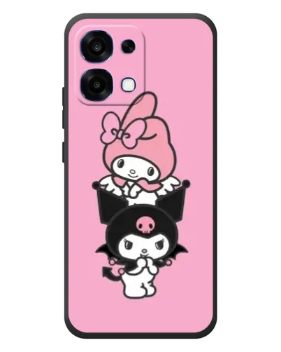Чохол для OPPO A6 Pro з картинкою «My Melody та Kuromi» Чохол для OPPO A6 Pro з картинкою «My Melody та Kuromi»