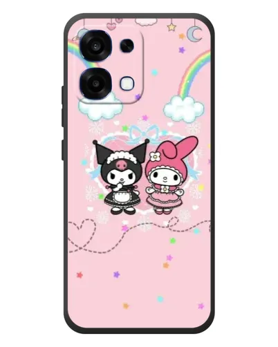 Чохол для OPPO A6 Pro з картинкою «My Melody та Kuromi» Чохол для OPPO A6 Pro з картинкою «My Melody та Kuromi»