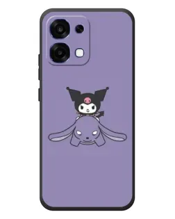 Чохол для OPPO A6 Pro з картинкою «Kuromi на ліловому фоні»