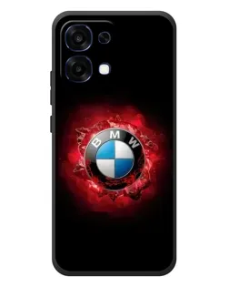 Чехол для OPPO A6 Pro с картинкой «Логотип BMW — вспышка»