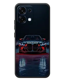 Чехол для OPPO A6 Pro с картинкой «BMW на мокрой дороге»