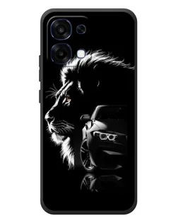 Чехол для OPPO A6 Pro с картинкой «BMW и лев»