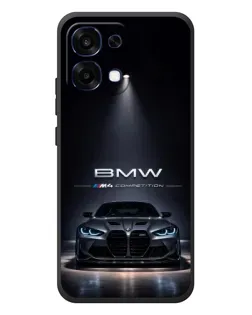 Чехол для OPPO A6 Pro с картинкой «BMW сквозь ночной город»