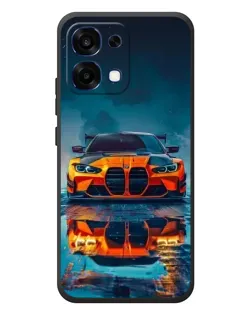 Чехол для OPPO A6 Pro с картинкой «BMW — золотая эмблема»