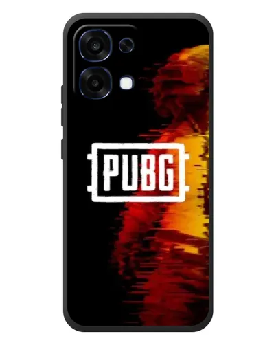 Чохол для OPPO A6 Pro з картинкою «Яскравий логотип PUBG»