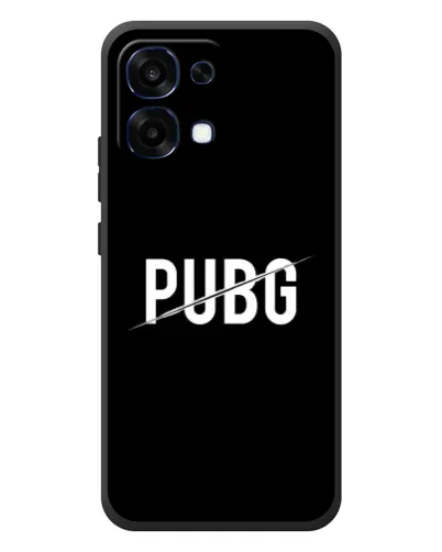 Чохол для OPPO A6 Pro з картинкою «PUBG — білий логотип»