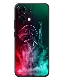 Чохол для OPPO A6 Pro з картинкою «PUBG — вогняний воїн»