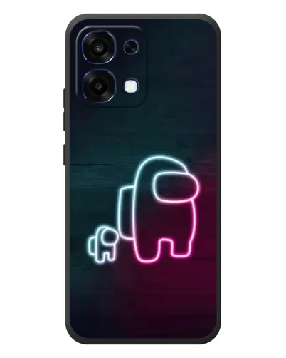 Чохол для OPPO A6 Pro з картинкою «Among Us неон-арт» Чохол для OPPO A6 Pro з картинкою «Among Us неон-арт»