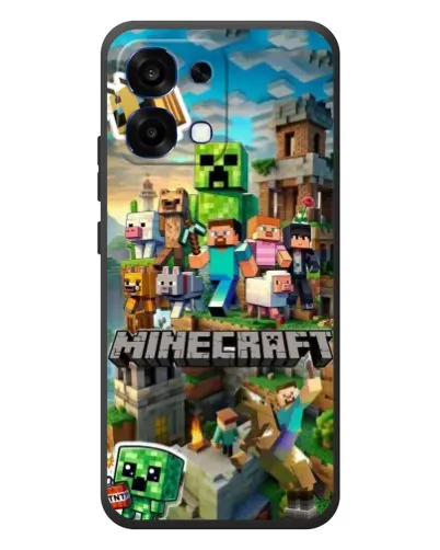 Чохол для OPPO A6 Pro з картинкою «Замок Minecraft»