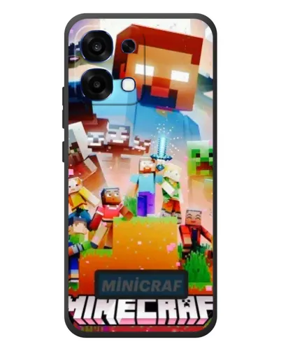 Чохол для OPPO A6 Pro з картинкою «Minecraft герої гри»
