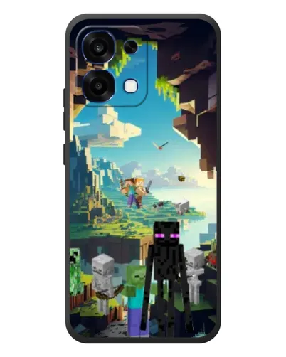 Чохол для OPPO A6 Pro з картинкою «Ендермен у лісі»