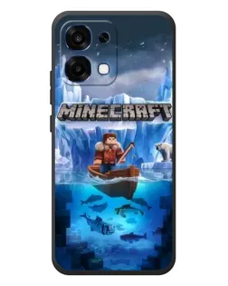 Чохол для OPPO A6 Pro з картинкою «Minecraft льодянийсвіт»