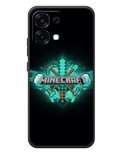 Чохол для OPPO A6 Pro з картинкою «Minecraft Diamond лого»