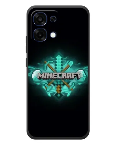 Чохол для OPPO A6 Pro з картинкою «Minecraft Diamond лого»