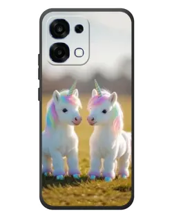 Чохол для OPPO A6 Pro з картинкою «Пара єдинорогів»