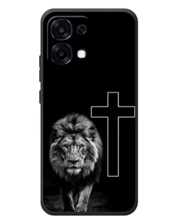 Чохол для OPPO A6 Pro з картинкою «Лев та Хрест»