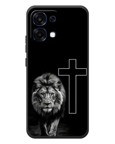 Чехол для OPPO A6 Pro с картинкой «Лев и Крест»