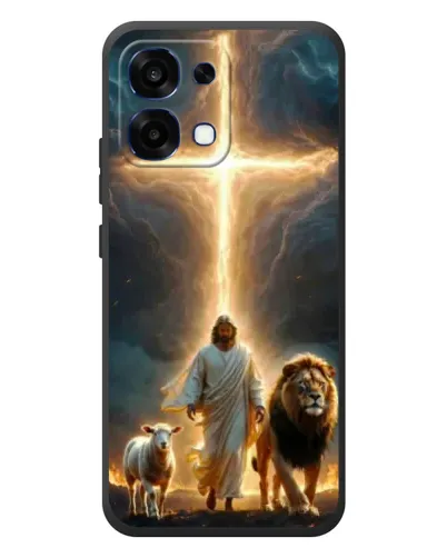 Чехол для OPPO A6 Pro с картинкой «Лев Иуды и Свет»