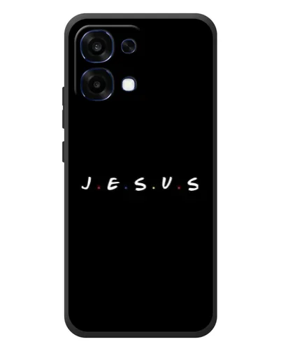 Чехол для OPPO A6 Pro с картинкой «Точки веры J.E.S.U.S.»