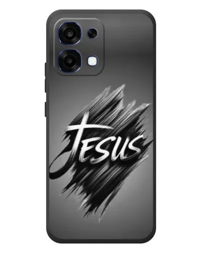 Чехол для OPPO A6 Pro с картинкой «Надпись Jesus Graffiti»