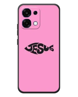 Чехол для OPPO A6 Pro с картинкой «Розовый символ  Jesus»