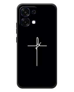 Чехол для OPPO A6 Pro с картинкой «Тонкий крест»