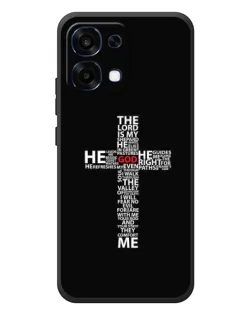 Чехол для OPPO A6 Pro с картинкой «Текстовый крест»