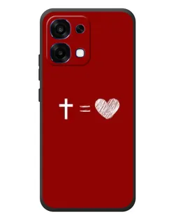 Чехол для OPPO A6 Pro с картинкой «Уравнение любви»
