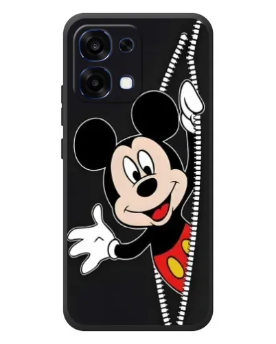 Чехол для OPPO A6 Pro с картинкой «Микки раздвигает стены»