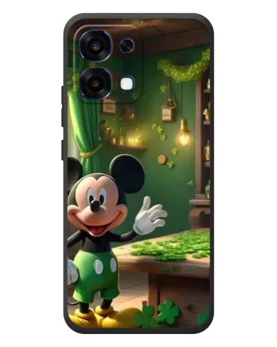 Чехол для OPPO A6 Pro с картинкой «Микки в мастерской»