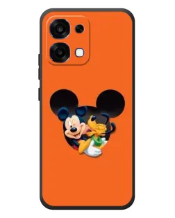 Чехол для OPPO A6 Pro с картинкой «Сердце Микки Минни»