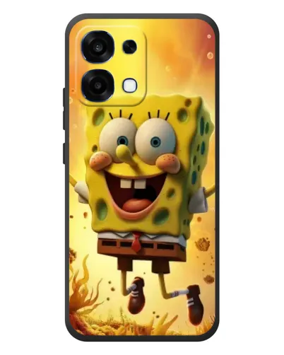 Чохол для OPPO A6 Pro з картинкою «Губка Боб стрибає»