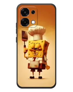Чохол для OPPO A6 Pro з картинкою «Губка Боб кухар»