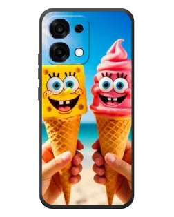 Чохол для OPPO A6 Pro з картинкою «Спанч Боб морозиво»