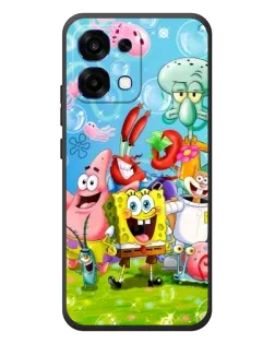 Чехол для OPPO A6 Pro с картинкой «Губка Боб и друзья»