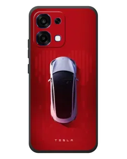 Чохол для OPPO A6 Pro з картинкою «Tesla Top View»